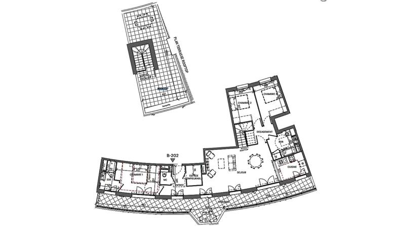 Appartement - 101 m² - 4 pièces