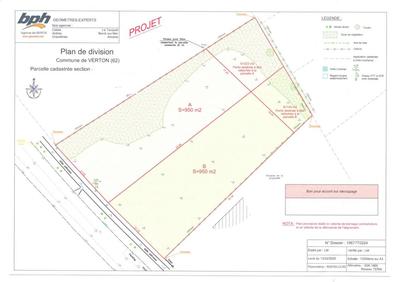 Terrain constructible - 950 m²