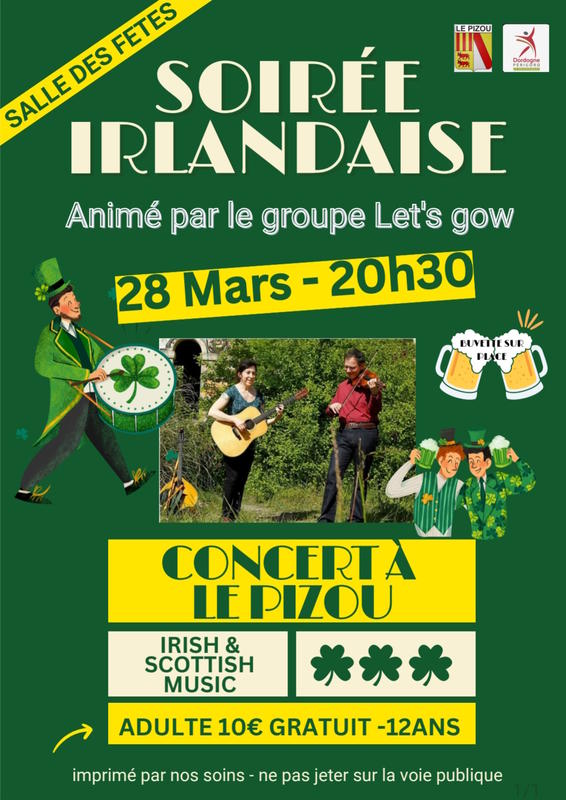 Soirée irlandaise