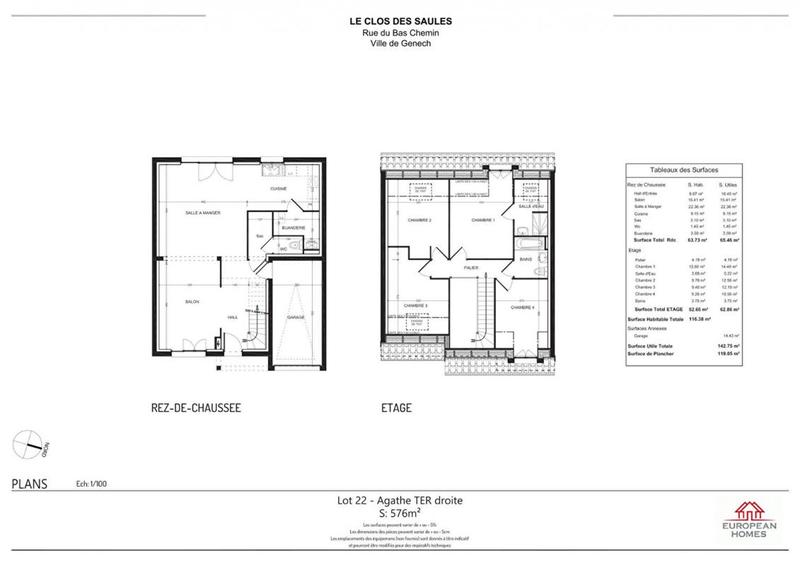 Maison - 116 m² - 5 pièces