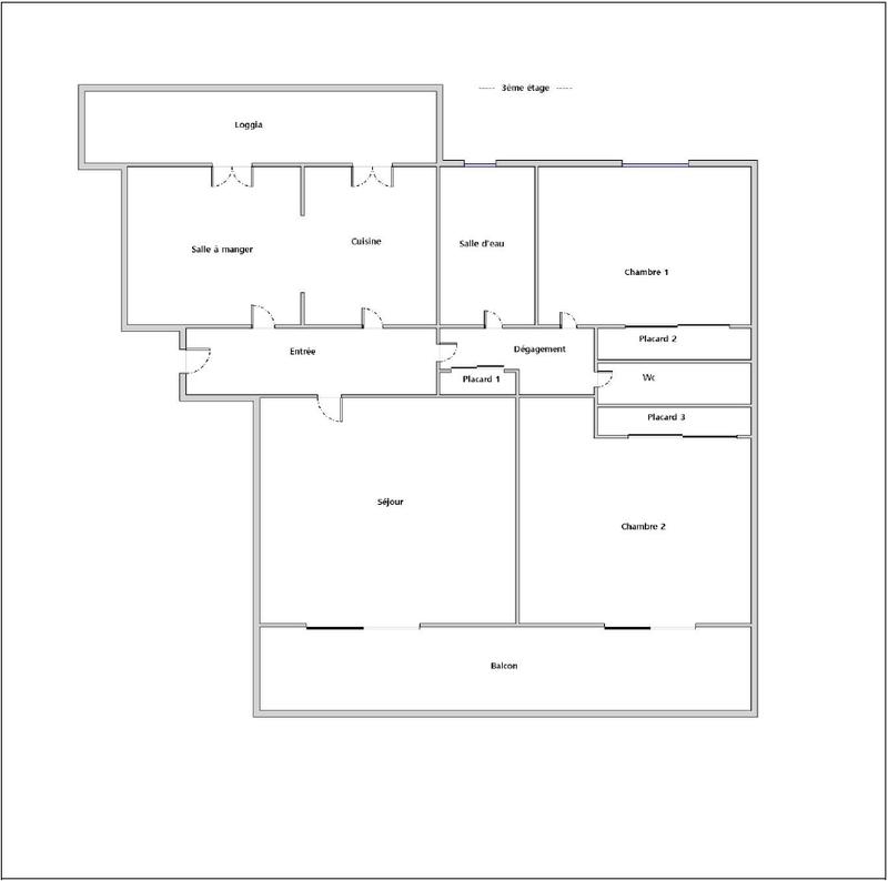 Appartement - 84 m² - 4 pièces
