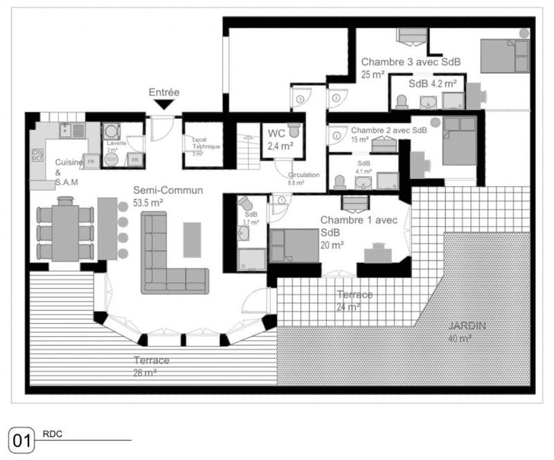 Appartement - 280 m²