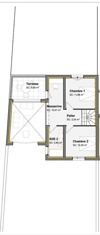 Maison - 115 m² - 5 pièces