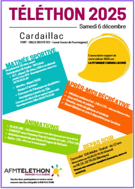 Téléthon à Cardaillac