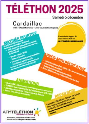 Téléthon à Cardaillac
