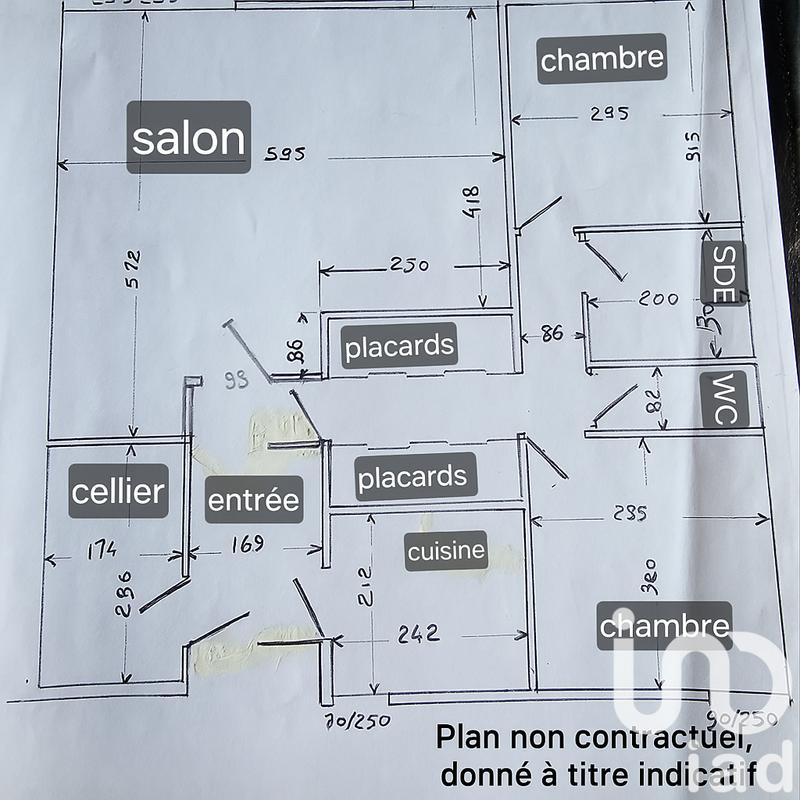 Appartement - 74 m² - 3 pièces
