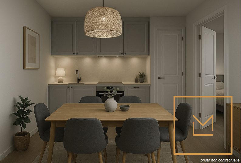 Appartement - 49 m² - 2 pièces