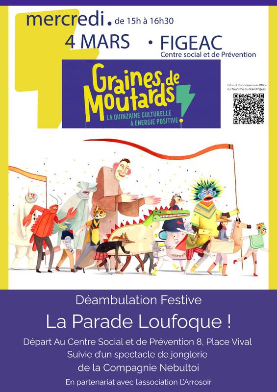 Graines de Moutards à Figeac : la parade loufoque