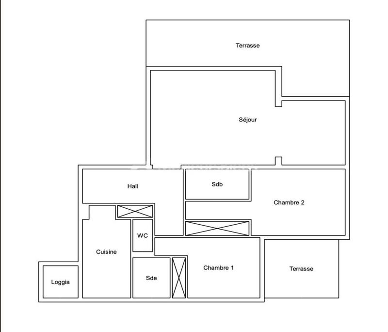 Appartement - 98 m² - 3 pièces