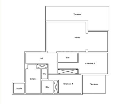 Appartement - 98 m² - 3 pièces