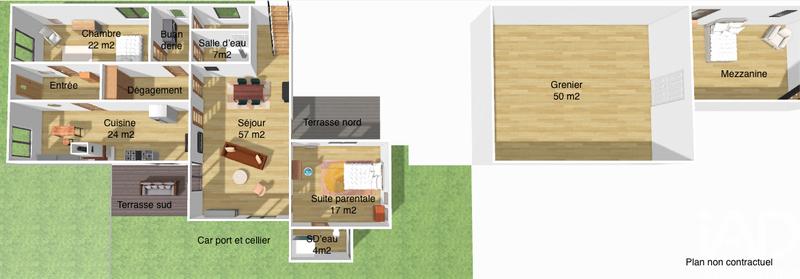 Maison - 135 m² - 4 pièces