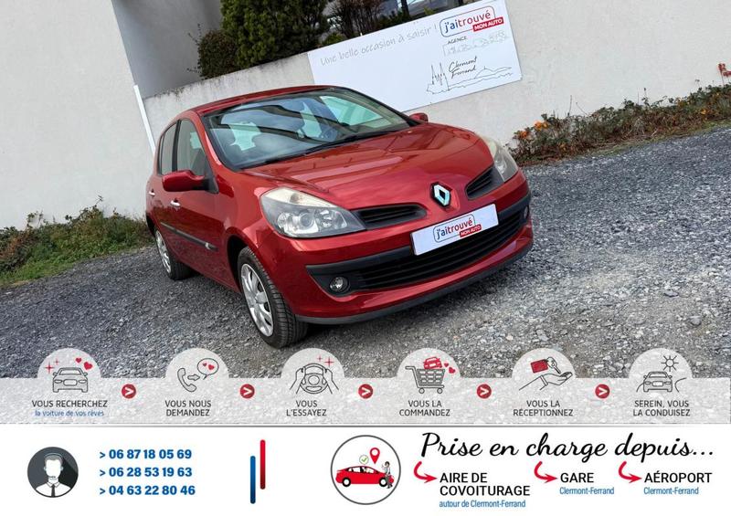 Renault Clio III 1.6 16v 88cv* 145000km*Ct Révision Kit Distribution*Véhicule Sous Garantie*100 Points de Contrôles*CarteGrise Moitié prix (Véhicule plus 10 ans)*Pneus 4 saisons ("M+S")*Climatisation*Fixation Isofix*Autoradio Cd/Mp3 Prise aux/Usb Bluetoot