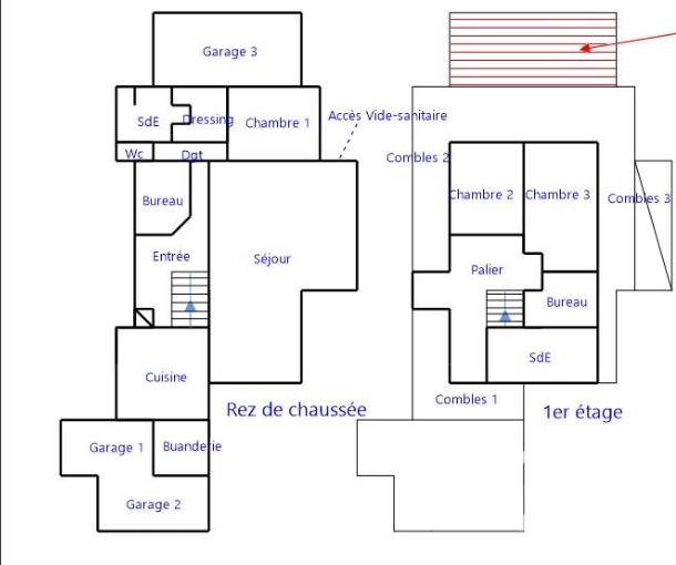 Maison de campagne - 144 m² - 5 pièces
