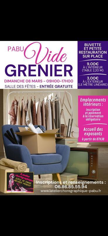 Vide grenier de l'atelier chorégraphique