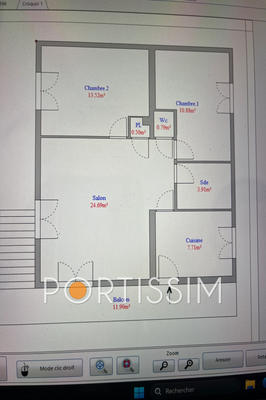 Maison - 62 m² - 3 pièces
