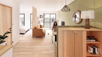 Appartement - 37 m² - 1 pièce