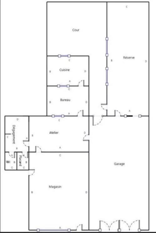 Immeuble mixte - 200 m² - 4 pièces