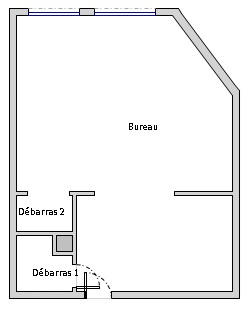 Bureau - 34 m²