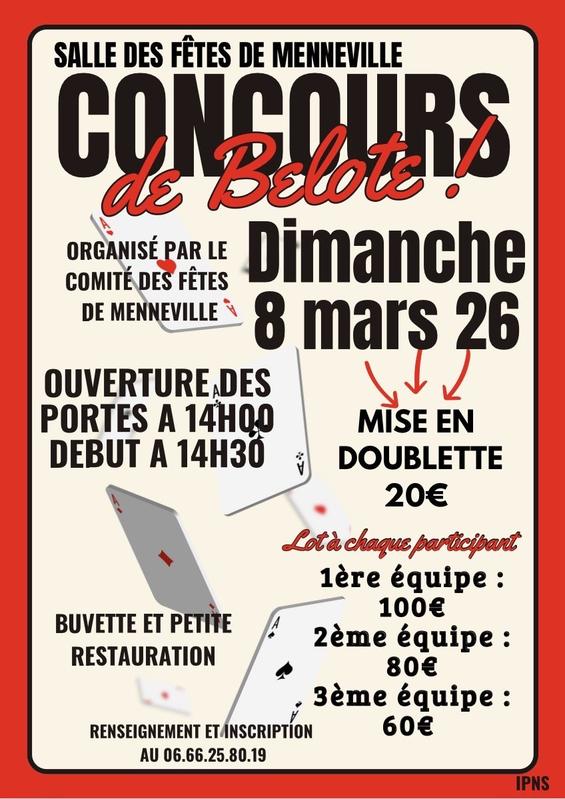 Concours de Belote - Menneville
