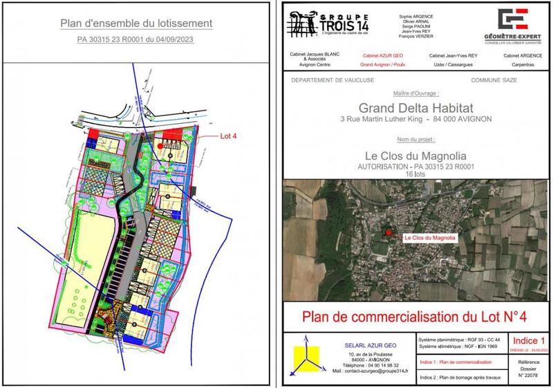 Terrain constructible - 232 m²