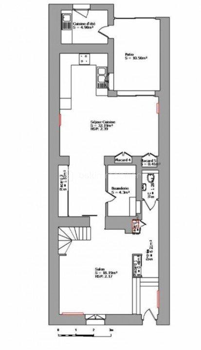 Maison de ville - 160 m² - 4 pièces