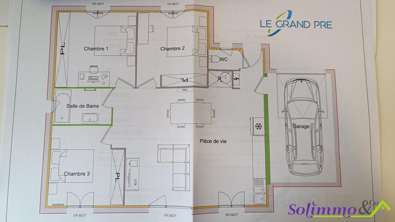 Villa - 86 m² - 4 pièces
