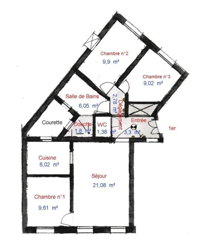Appartement - 73 m² - 4 pièces