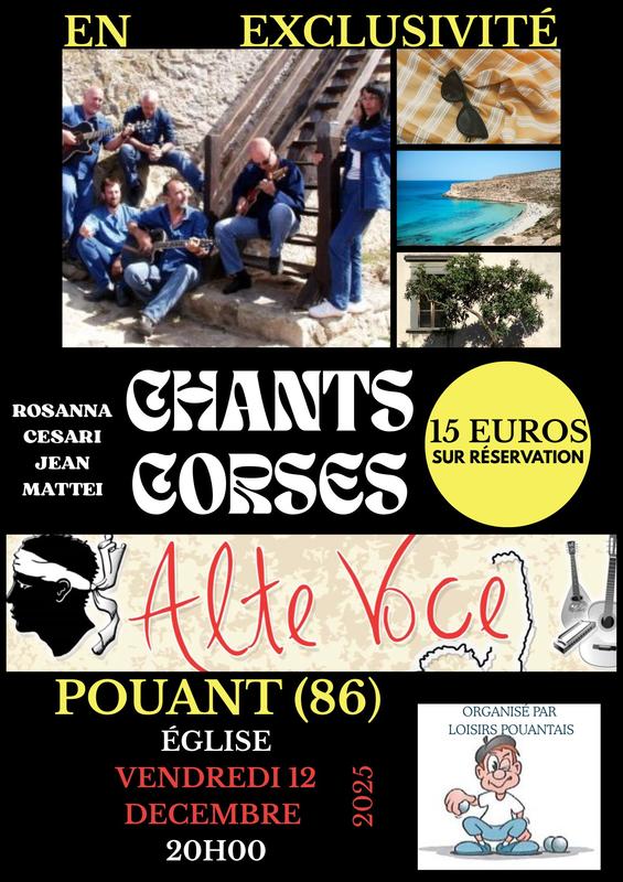 Concert de chants corses Alte Voce