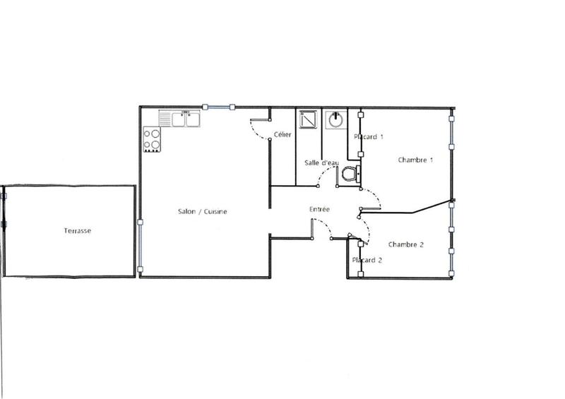 Appartement - 62 m² - 3 pièces