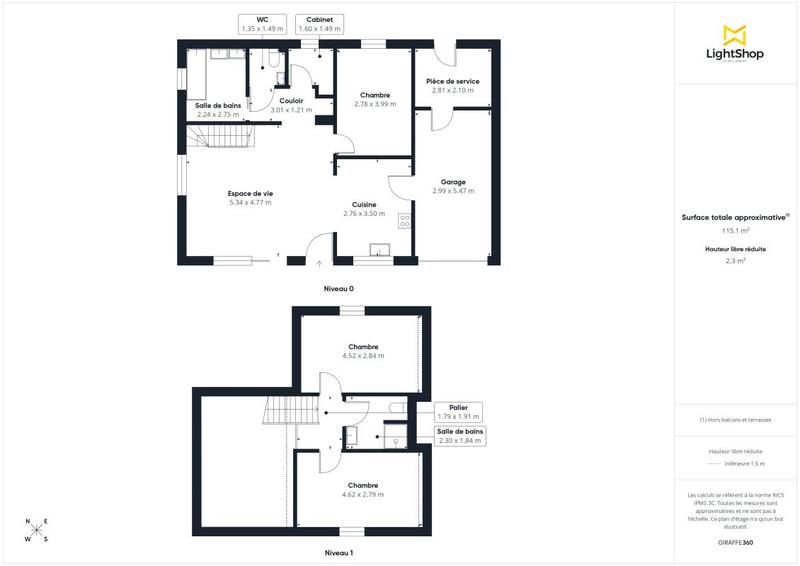 Maison - 96 m² - 4 pièces