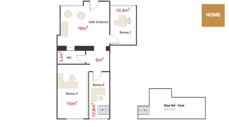 Local commercial - 70 m²