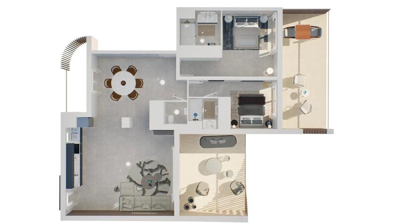 Appartement - 37 m² - 2 pièces