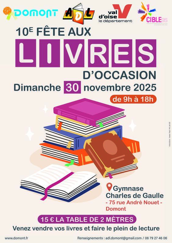 Fête aux livres d'occasion
