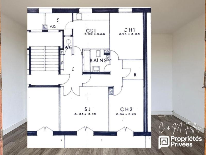 Appartement - 70 m² - 3 pièces
