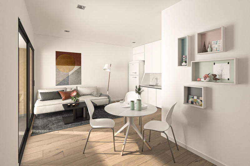 Appartement - 62 m² - 3 pièces