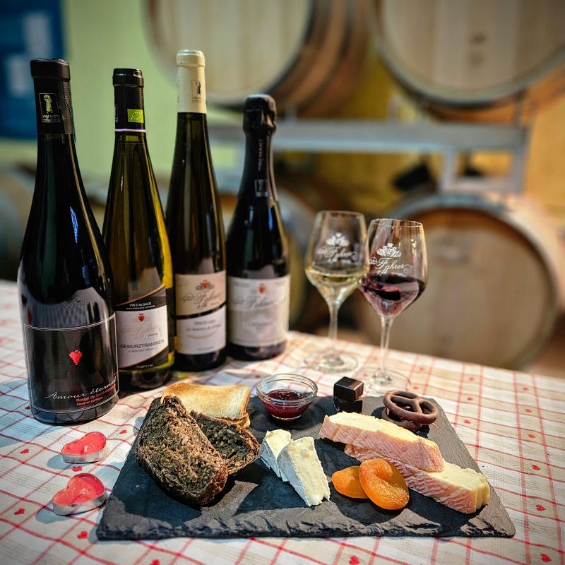 Découverte viticole en amoureux (vin, fromage et chocolat)