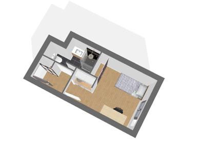 Appartement - 19 m² - 1 pièce