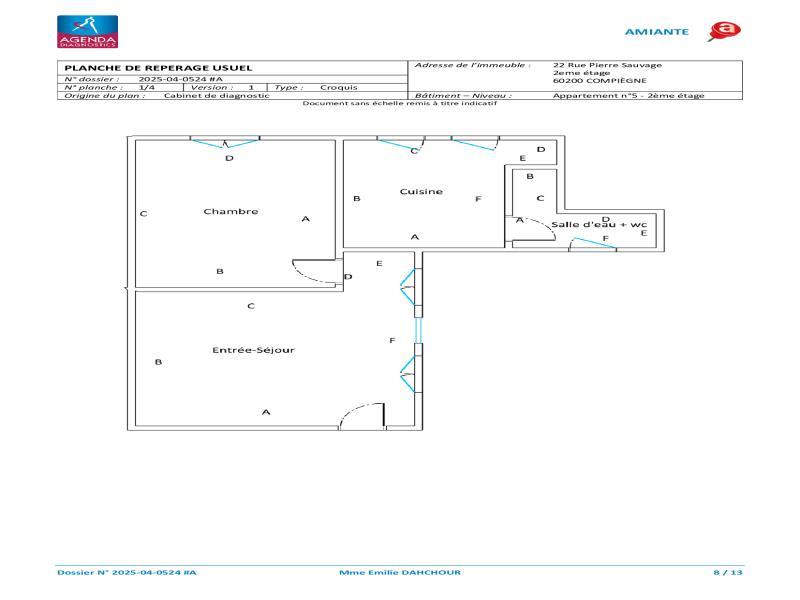 Appartement - 39 m² - 2 pièces