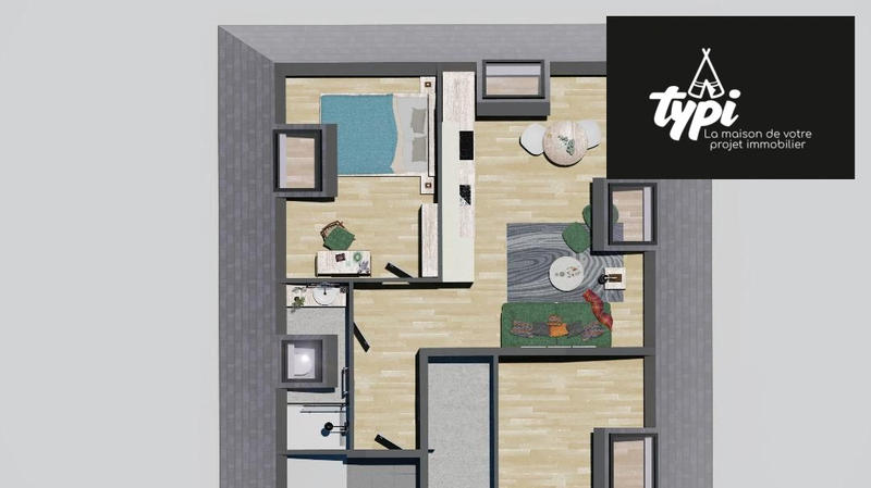 Appartement - 30 m² - 2 pièces