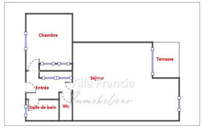 Appartement - 34 m² - 2 pièces