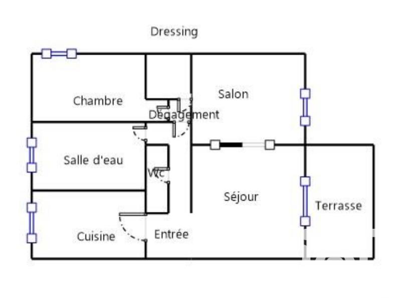 Appartement - 68 m² - 3 pièces