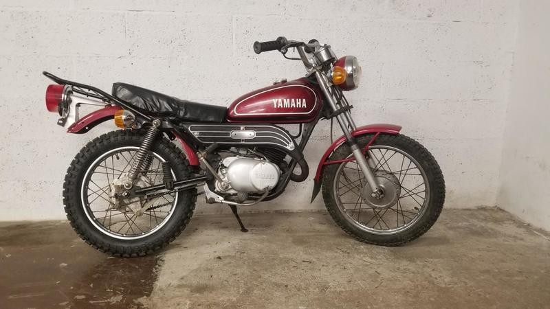 Yamaha Gt 80 mini moto yamaha 0080 Minimoto Rouge