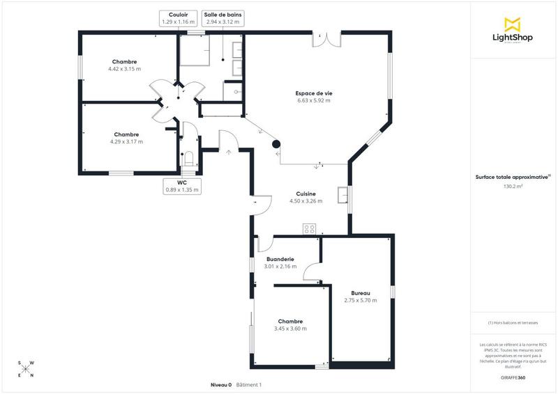 Maison - 130 m² - 5 pièces