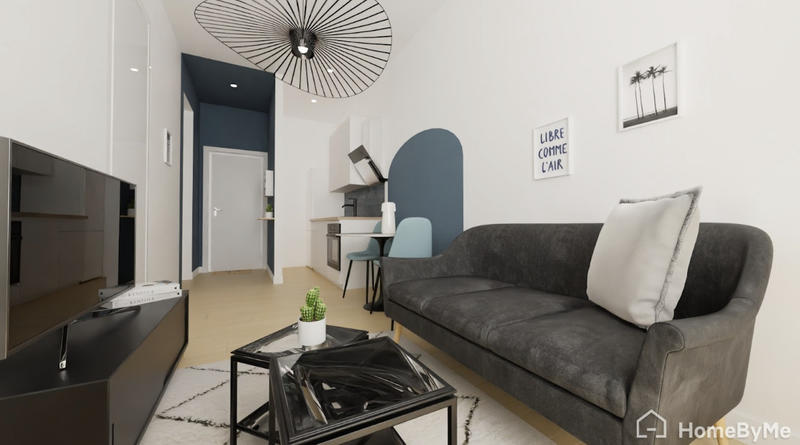 Appartement ancien - 33 m² - 2 pièces