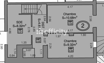 Appartement - 60 m² - 3 pièces