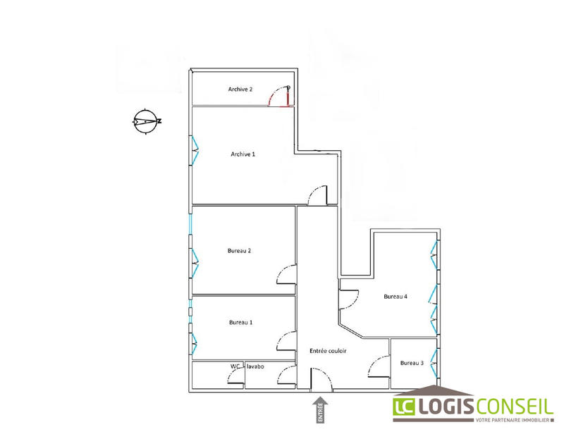 Local commercial - 113 m² - 5 pièces