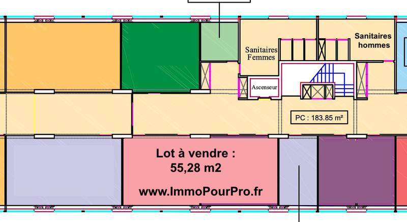 Bureau - 55 m²