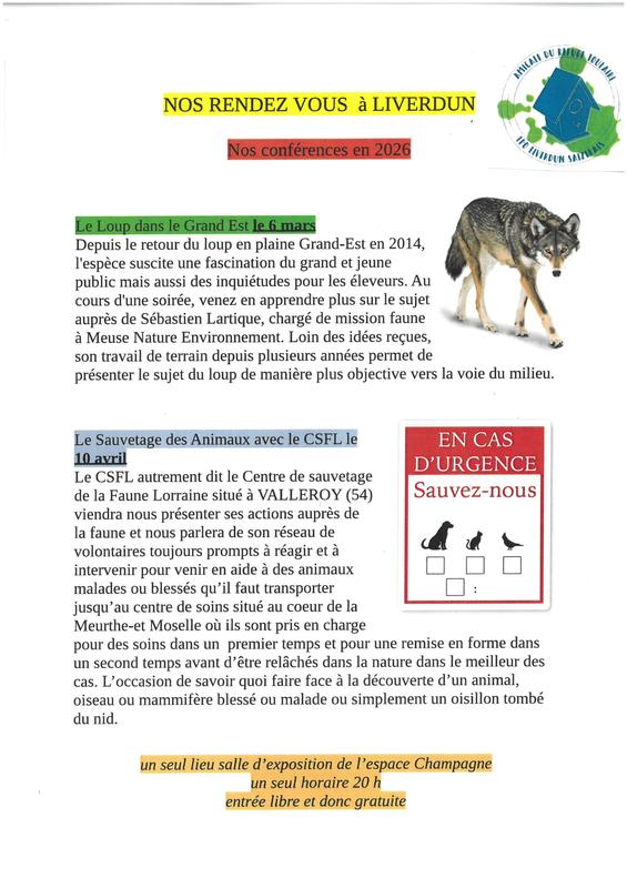 Conférence "Le loup dans le Grand Est"