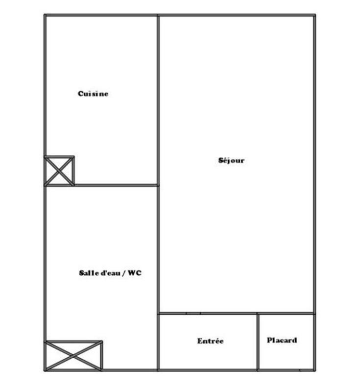 Appartement - 26 m² - 1 pièce