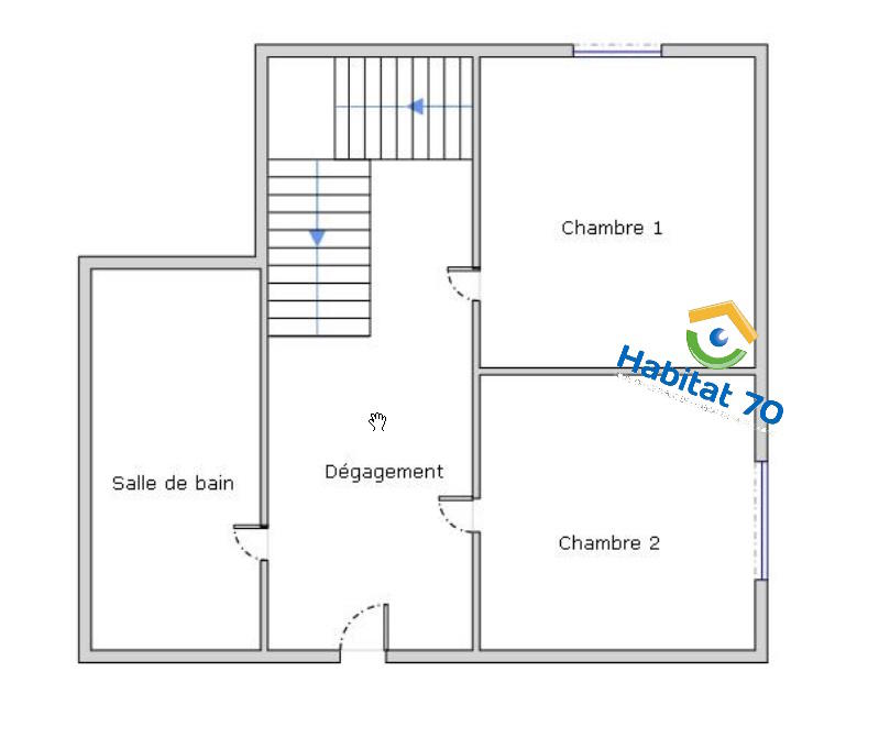 Appartement - 69 m² - 3 pièces